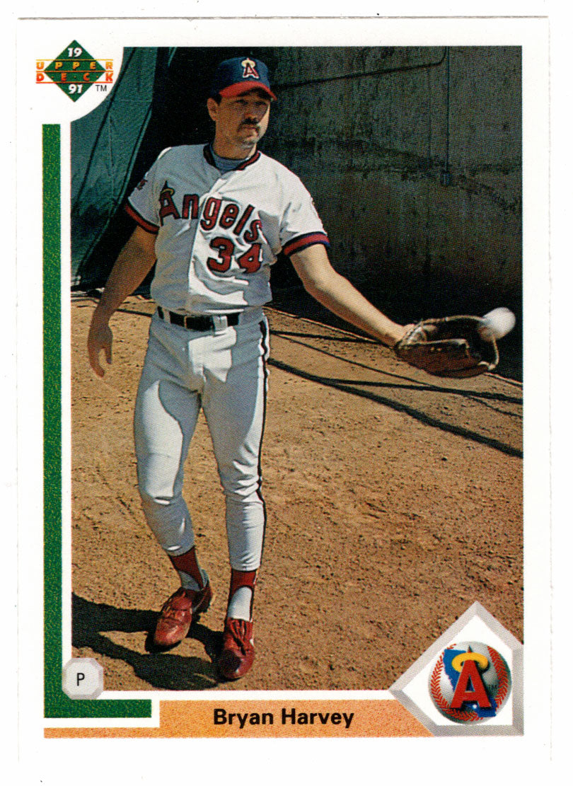 Bryan Harvey - California Angels (MLB Baseball Card) 1991 Upper Deck # 592 Mint