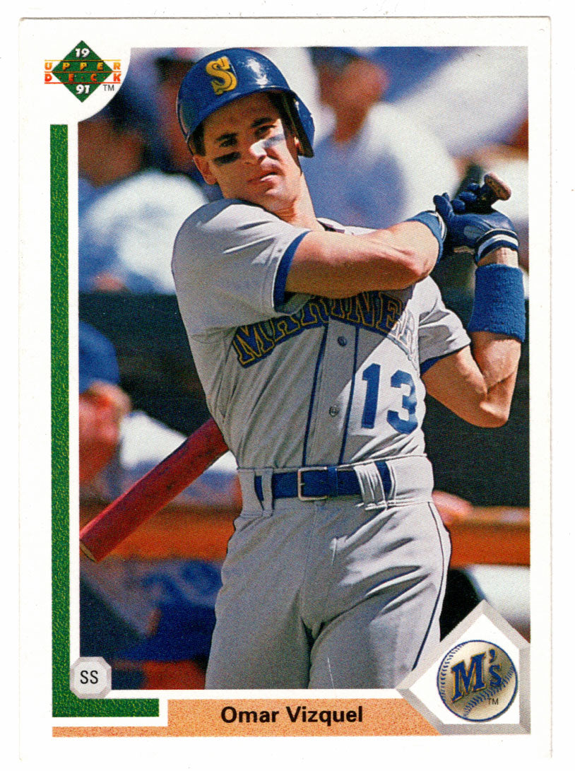 Omar Vizquel - Seattle Mariners (MLB Baseball Card) 1991 Upper Deck # 593 Mint