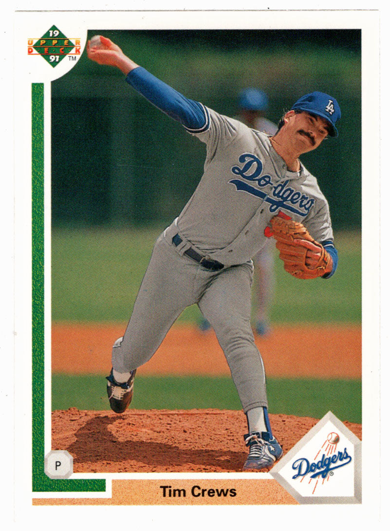 Tim Crews - Los Angeles Dodgers (MLB Baseball Card) 1991 Upper Deck # 596 Mint