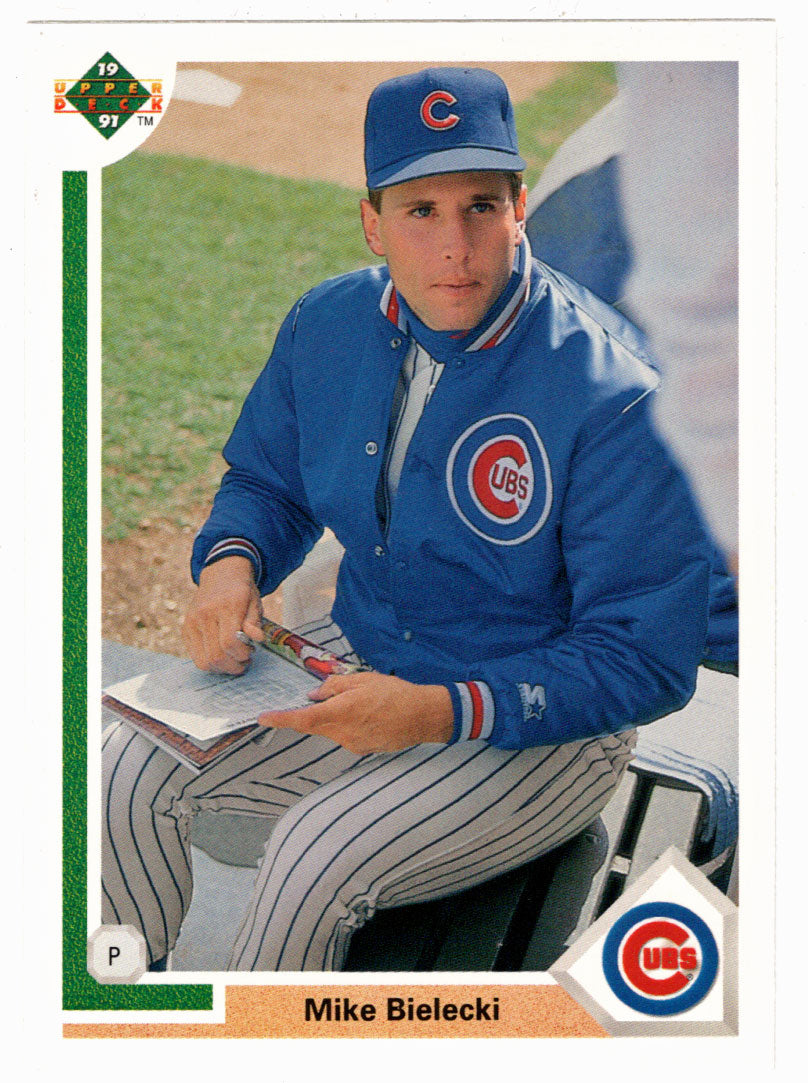 Mike Bielecki - Chicago Cubs (MLB Baseball Card) 1991 Upper Deck # 597 Mint