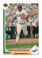 Mike Sharperson - Los Angeles Dodgers (MLB Baseball Card) 1991 Upper Deck # 598 Mint