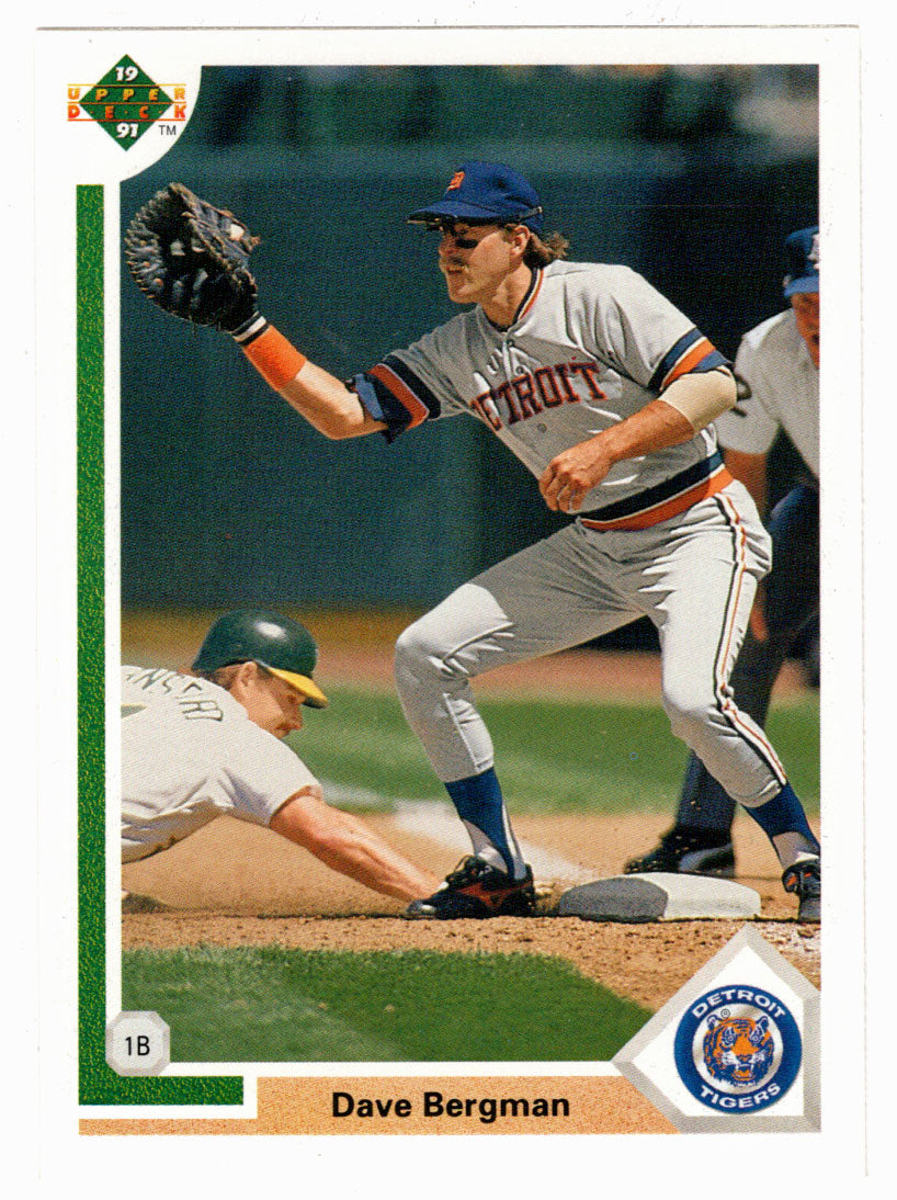 Dave Bergman - Detroit Tigers (MLB Baseball Card) 1991 Upper Deck # 599 Mint