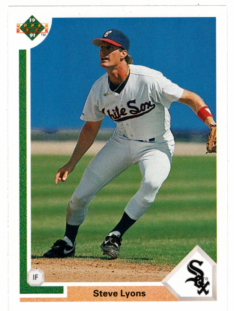 Steve Lyons - Chicago White Sox (MLB Baseball Card) 1991 Upper Deck # 601 Mint