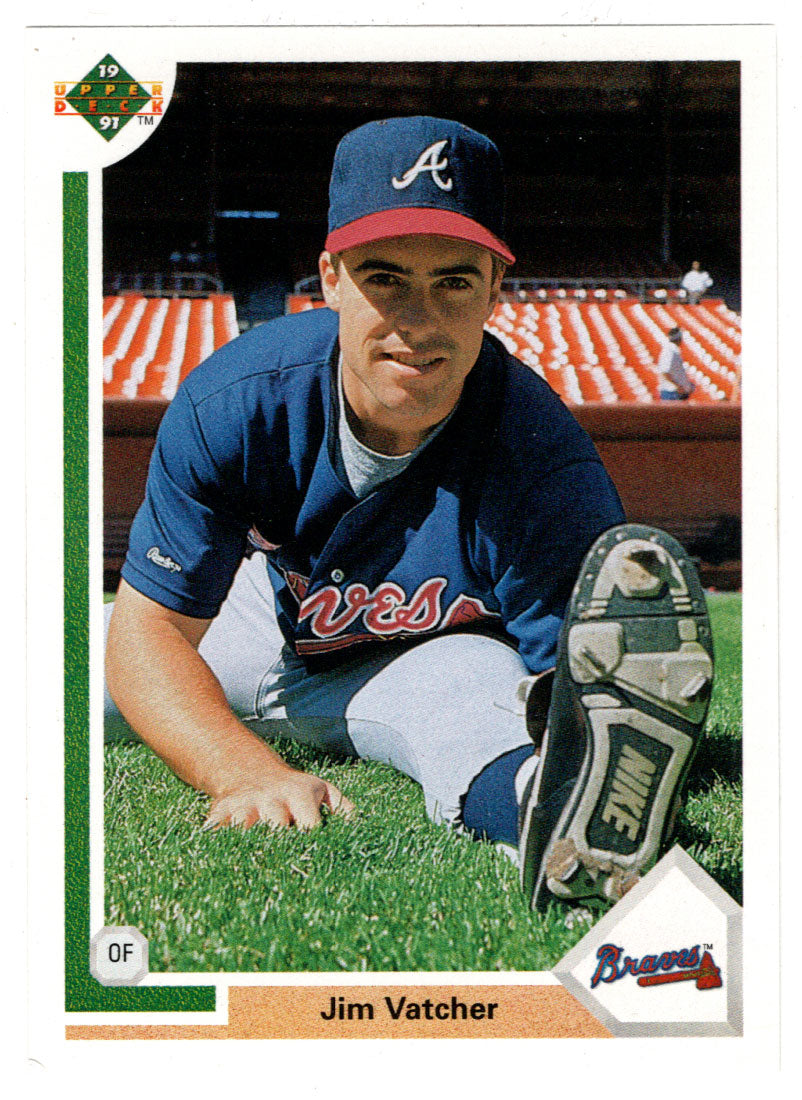 Jim Vatcher RC - Atlanta Braves (MLB Baseball Card) 1991 Upper Deck # 604 Mint