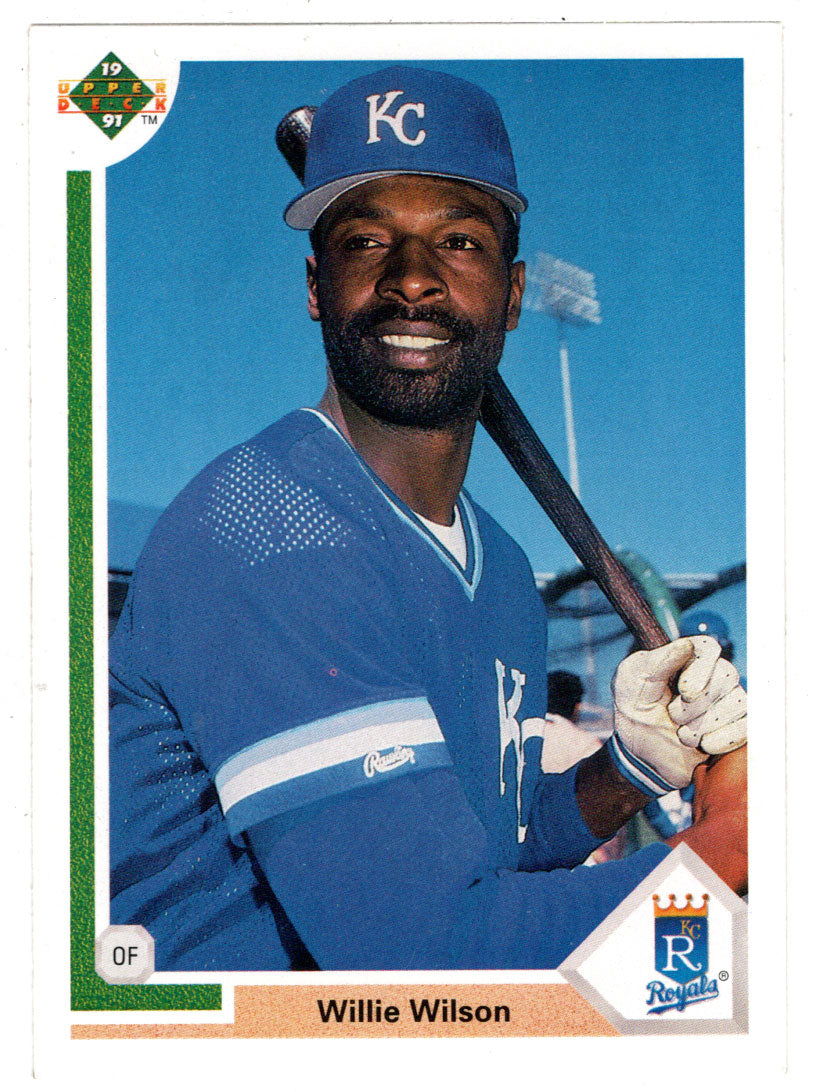 Willie Wilson - Kansas City Royals (MLB Baseball Card) 1991 Upper Deck # 609 Mint