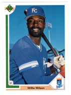 Willie Wilson - Kansas City Royals (MLB Baseball Card) 1991 Upper Deck # 609 Mint