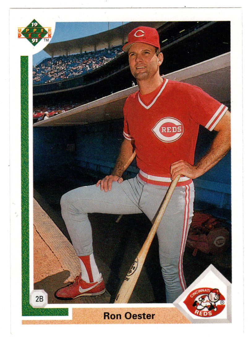 Ron Oester - Cincinnati Reds (MLB Baseball Card) 1991 Upper Deck # 611 Mint