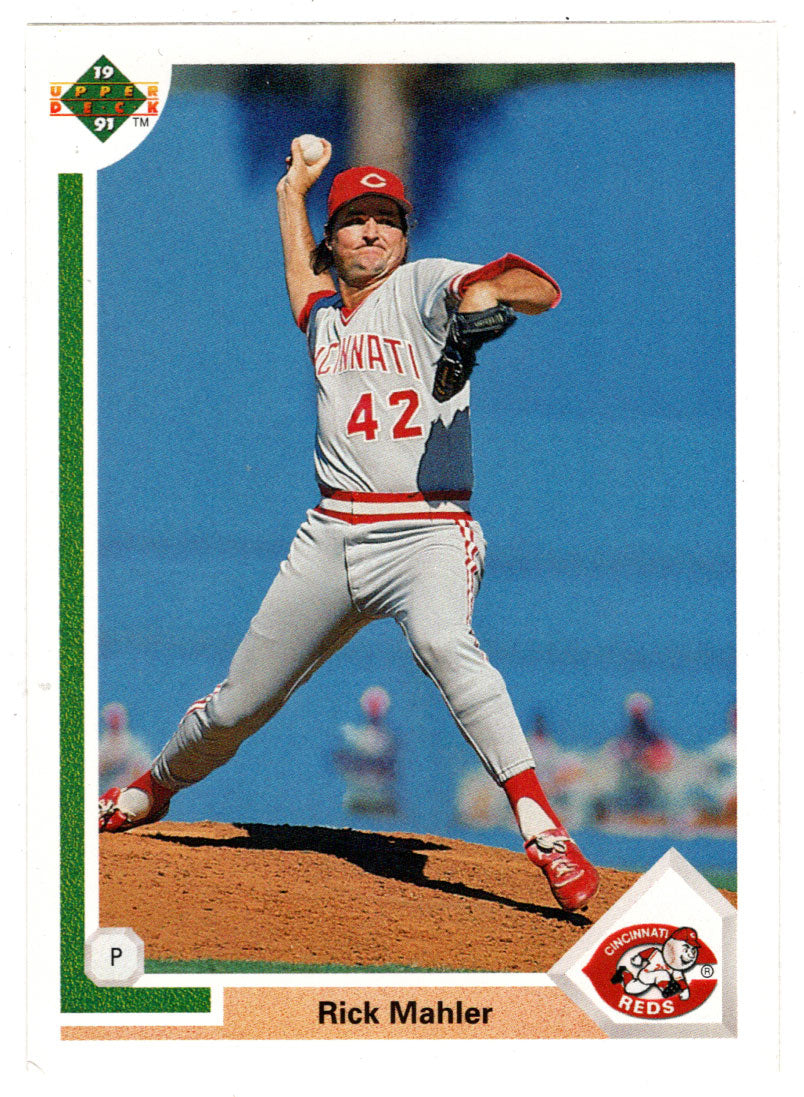 Rick Mahler - Cincinnati Reds (MLB Baseball Card) 1991 Upper Deck # 613 Mint