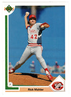 Rick Mahler - Cincinnati Reds (MLB Baseball Card) 1991 Upper Deck # 613 Mint