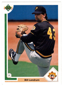 Bill Landrum - Pittsburgh Pirates (MLB Baseball Card) 1991 Upper Deck # 614 Mint