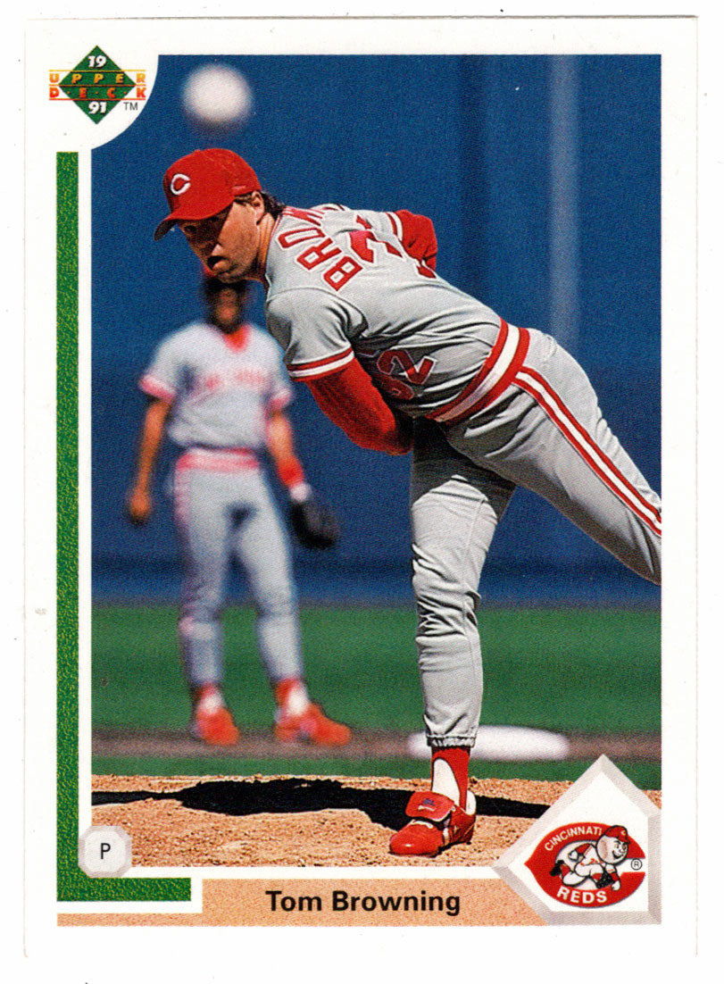 Tom Browning - Cincinnati Reds (MLB Baseball Card) 1991 Upper Deck # 633 Mint