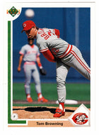 Tom Browning - Cincinnati Reds (MLB Baseball Card) 1991 Upper Deck # 633 Mint