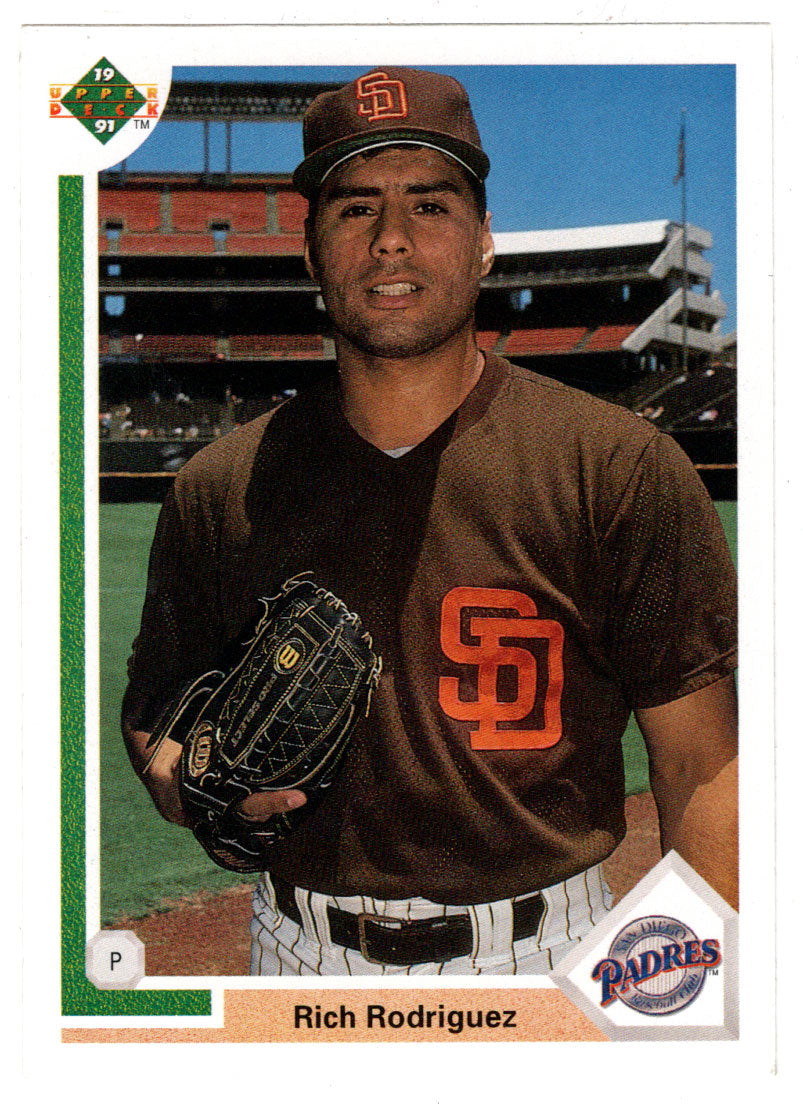 Rich Rodriguez RC - San Diego Padres (MLB Baseball Card) 1991 Upper Deck # 640 Mint