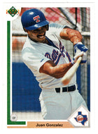 Juan Gonzalez - Texas Rangers (MLB Baseball Card) 1991 Upper Deck # 646 Mint