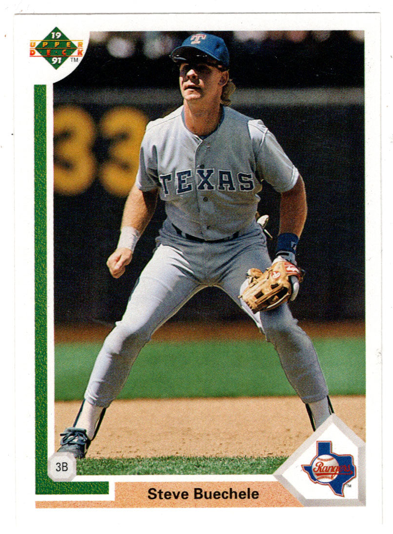 Steve Buechele - Texas Rangers (MLB Baseball Card) 1991 Upper Deck # 650 Mint