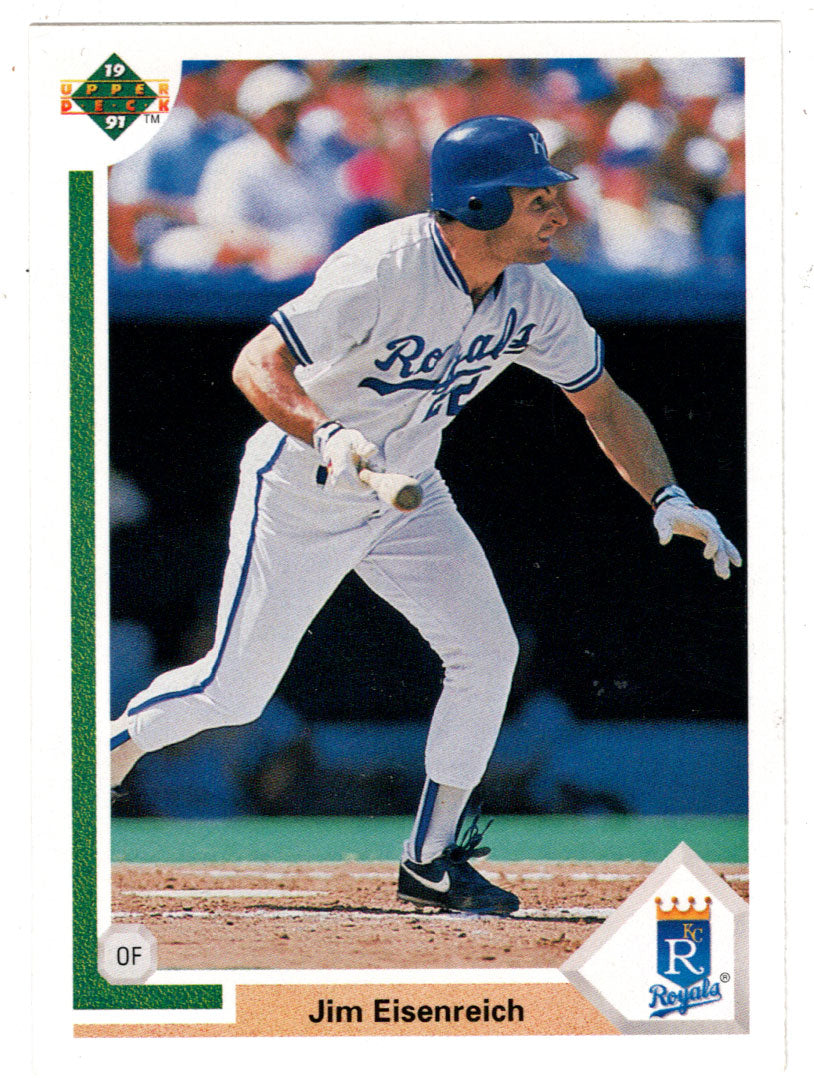 Jim Eisenreich - Kansas City Royals (MLB Baseball Card) 1991 Upper Deck # 658 Mint