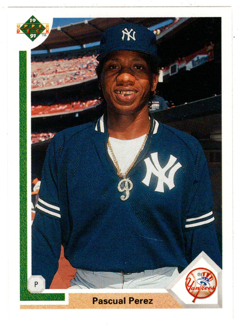 Pascual Perez - New York Yankees (MLB Baseball Card) 1991 Upper Deck # 671 Mint