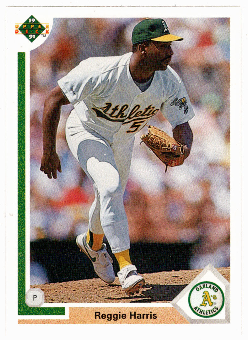 Reggie Harris - Oakland Athletics (MLB Baseball Card) 1991 Upper Deck # 672 Mint