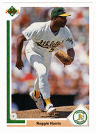 Reggie Harris - Oakland Athletics (MLB Baseball Card) 1991 Upper Deck # 672 Mint