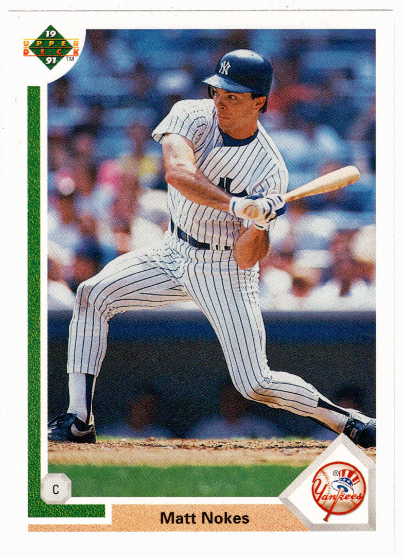 Matt Nokes - New York Yankees (MLB Baseball Card) 1991 Upper Deck # 673 Mint