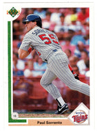 Paul Sorrento - Minnesota Twins (MLB Baseball Card) 1991 Upper Deck # 680 Mint