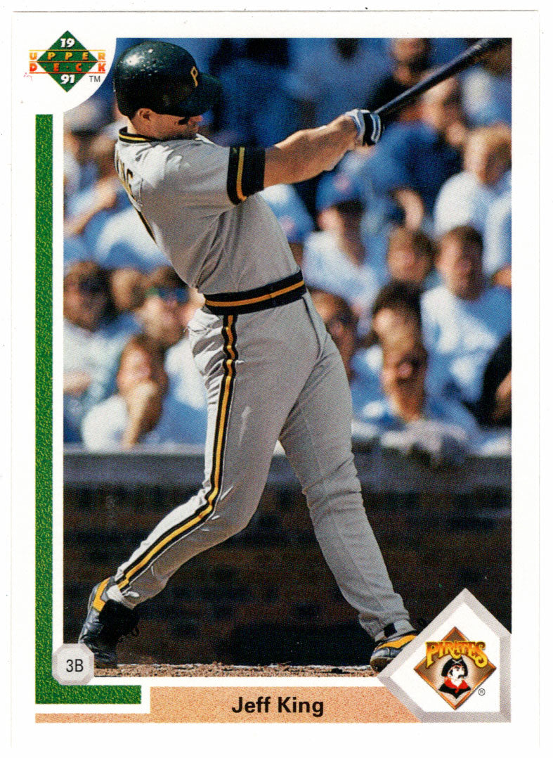 Jeff King - Pittsburgh Pirates (MLB Baseball Card) 1991 Upper Deck # 687 Mint