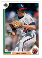 Mike Fetters - California Angels (MLB Baseball Card) 1991 Upper Deck # 696 Mint