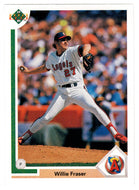 Willie Fraser - California Angels (MLB Baseball Card) 1991 Upper Deck # 699 Mint