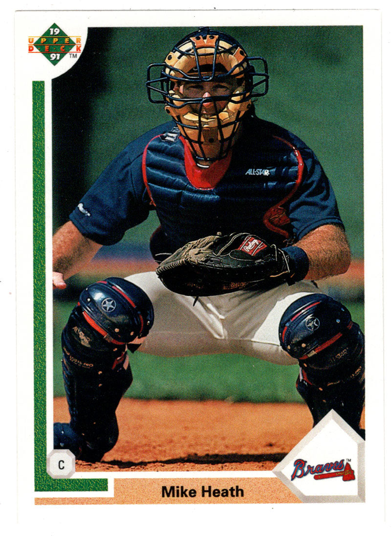Mike Heath - Atlanta Braves (MLB Baseball Card) 1991 Upper Deck # 701 Mint