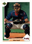 Mike Heath - Atlanta Braves (MLB Baseball Card) 1991 Upper Deck # 701 Mint