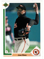 Jose Mesa - Baltimore Orioles (MLB Baseball Card) 1991 Upper Deck # 703 Mint
