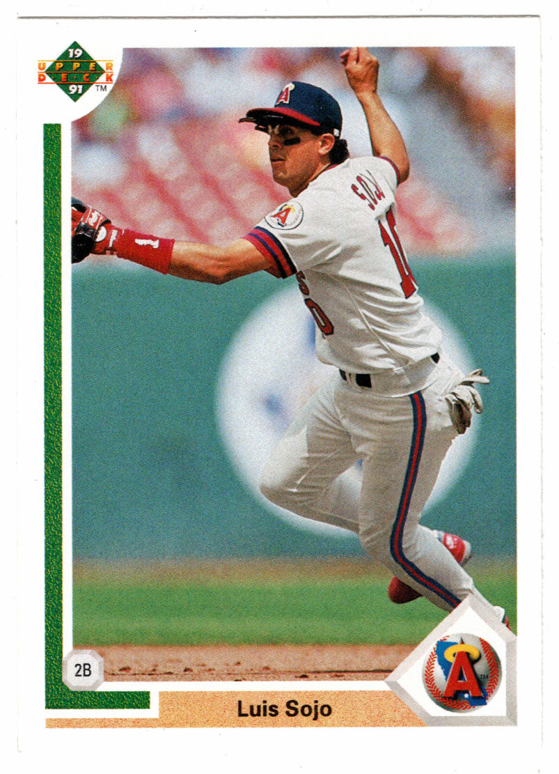 Luis Sojo - California Angels (MLB Baseball Card) 1991 Upper Deck # 714 Mint