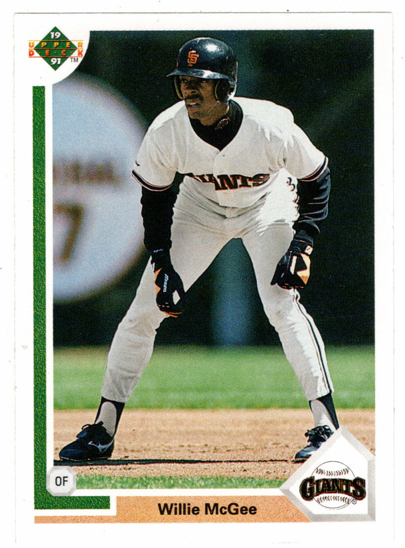 Willie McGee - San Francisco Giants (MLB Baseball Card) 1991 Upper Deck # 721 Mint