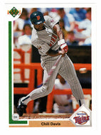 Chili Davis - Minnesota Twins (MLB Baseball Card) 1991 Upper Deck # 722 Mint