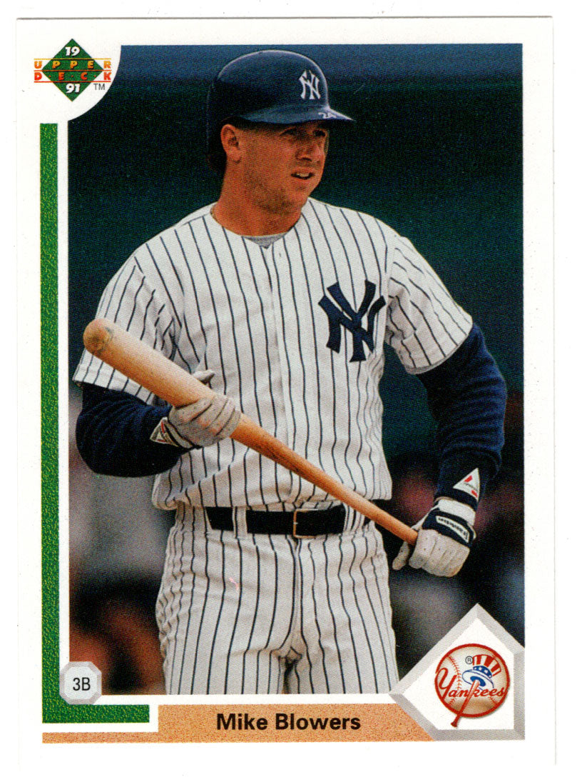 Mike Blowers - New York Yankees (MLB Baseball Card) 1991 Upper Deck # 730 Mint