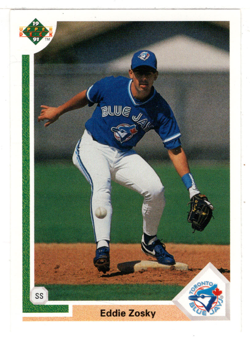 Eddie Zosky - Toronto Blue Jays (MLB Baseball Card) 1991 Upper Deck # 734 Mint