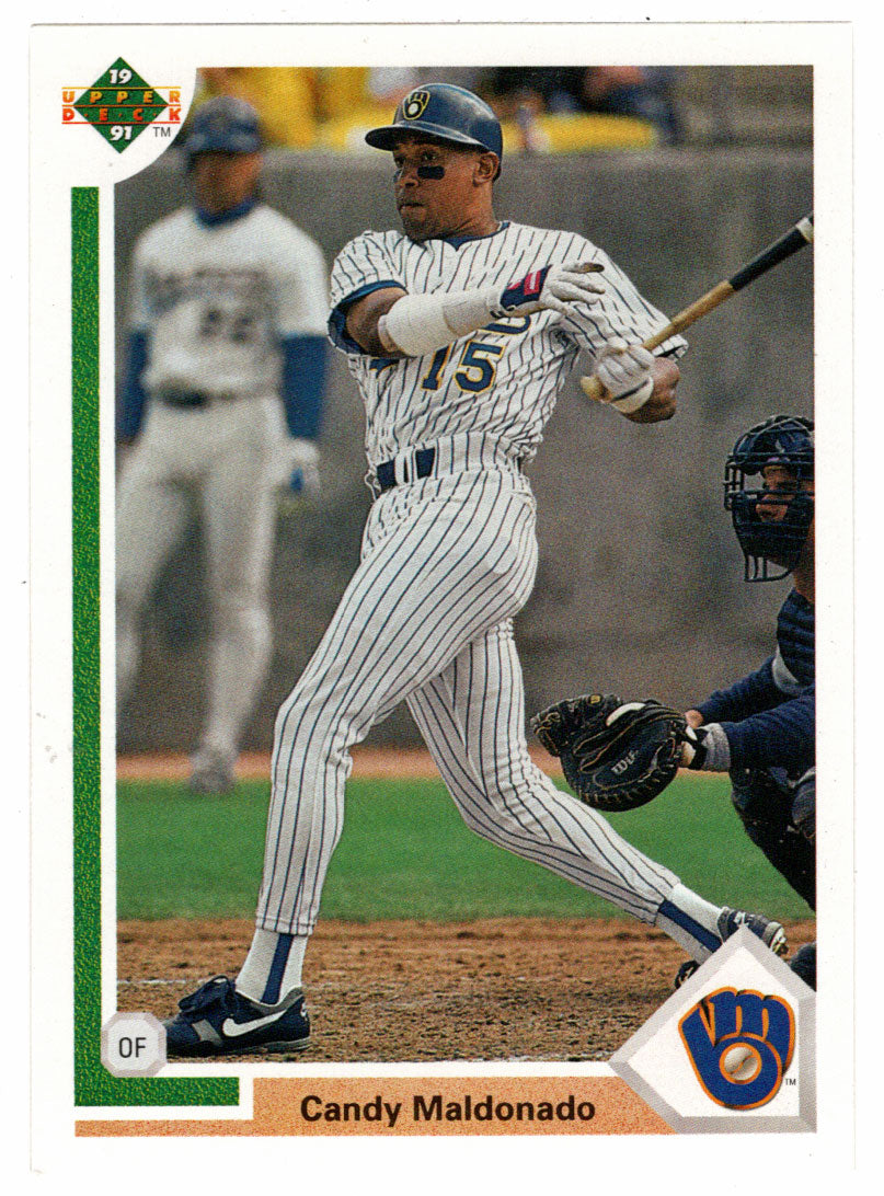 Candy Maldonado - Milwaukee Brewers (MLB Baseball Card) 1991 Upper Deck # 739 Mint