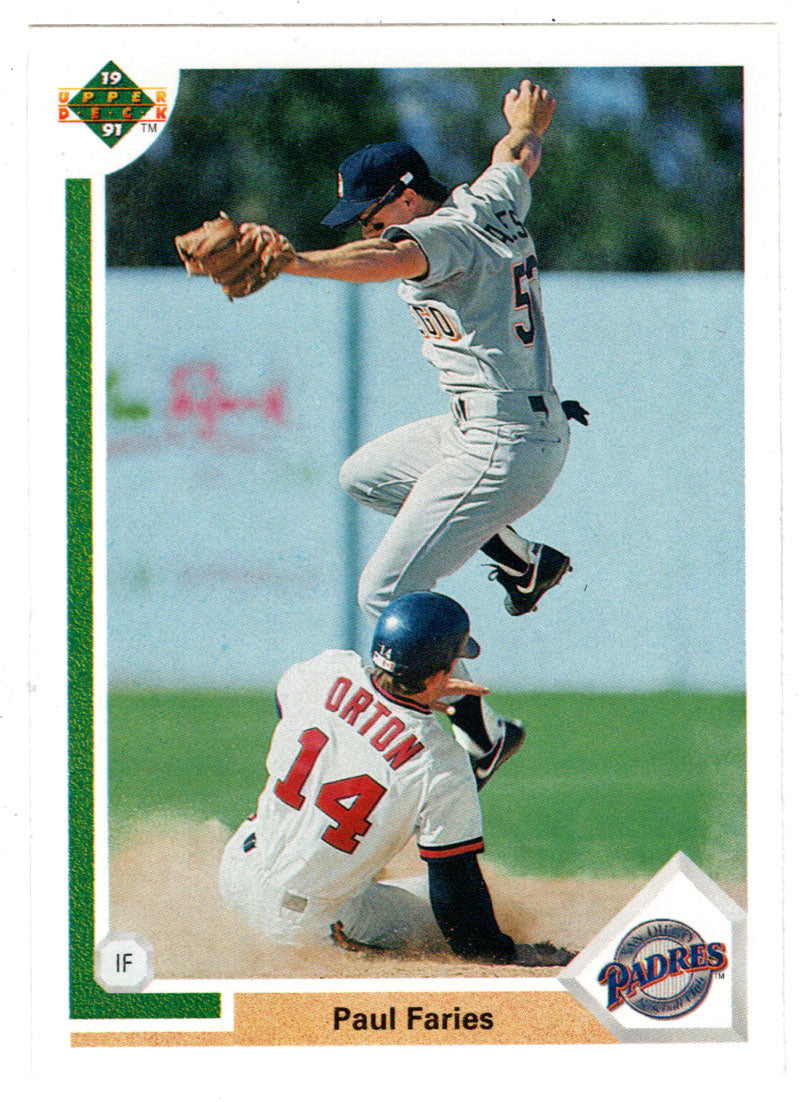 Paul Faries RC - San Diego Padres (MLB Baseball Card) 1991 Upper Deck # 751 Mint