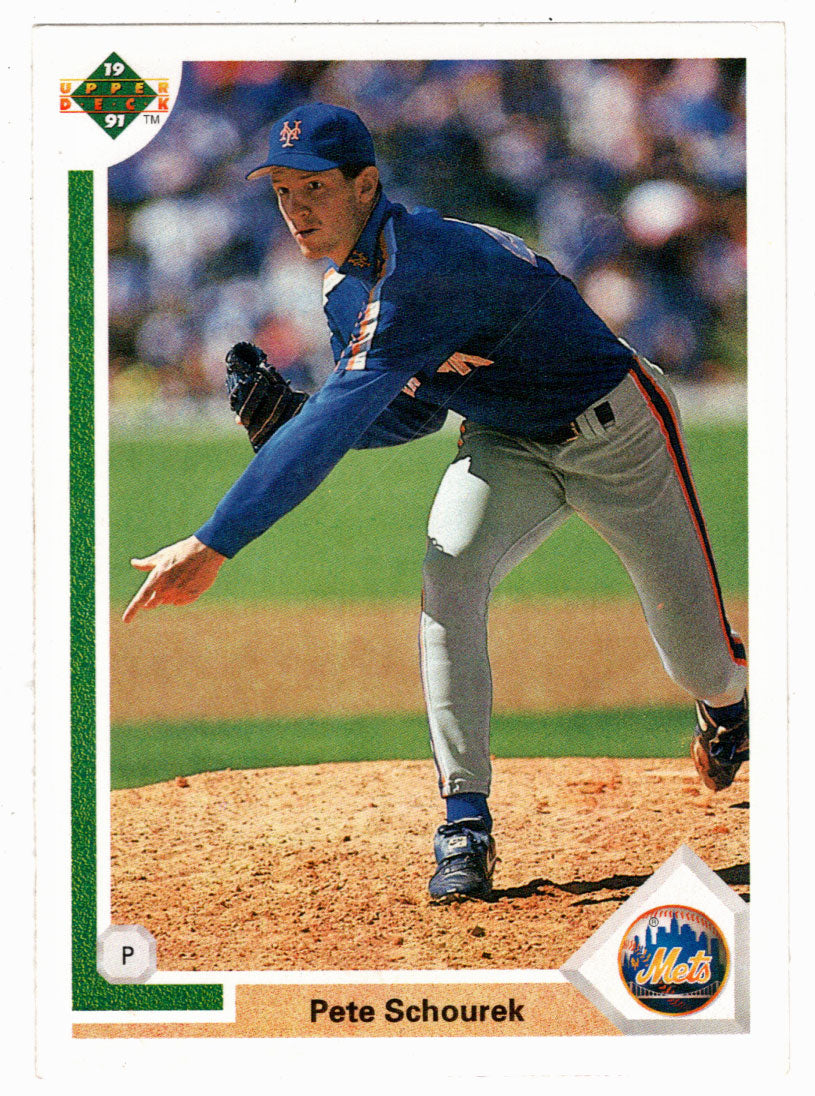 Pete Schourek RC - New York Mets (MLB Baseball Card) 1991 Upper Deck # 766 Mint
