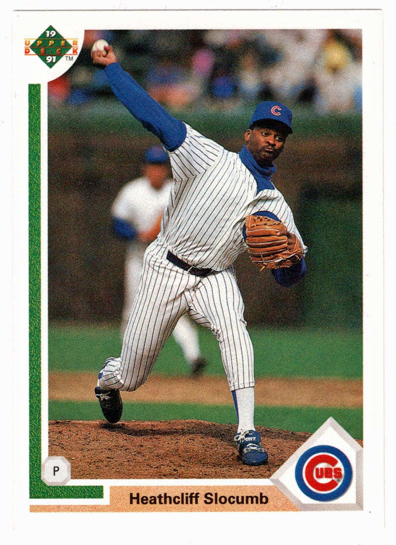 Heathcliff Slocumb RC - Chicago Cubs (MLB Baseball Card) 1991 Upper Deck # 767 Mint