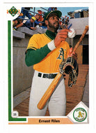 Ernest Riles - Oakland Athletics (MLB Baseball Card) 1991 Upper Deck # 780 Mint