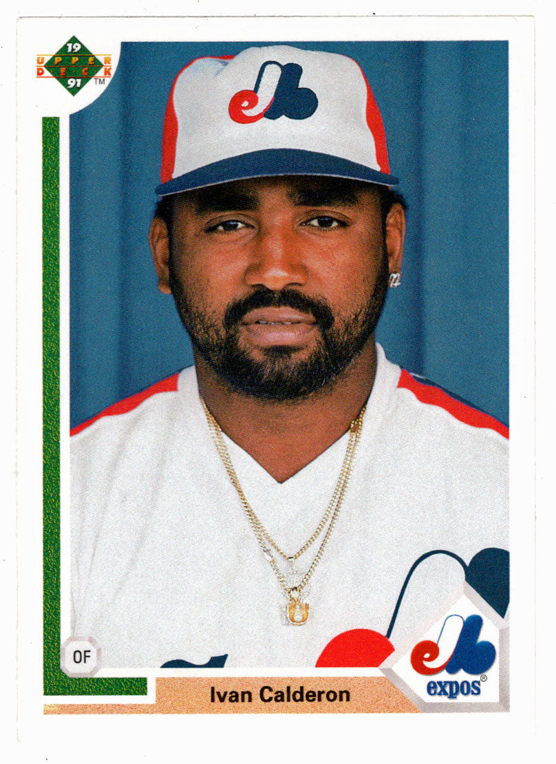 Ivan Calderon - Montreal Expos (MLB Baseball Card) 1991 Upper Deck # 786 Mint