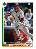 Wally Backman - Philadelphia Phillies (MLB Baseball Card) 1991 Upper Deck # 790 Mint