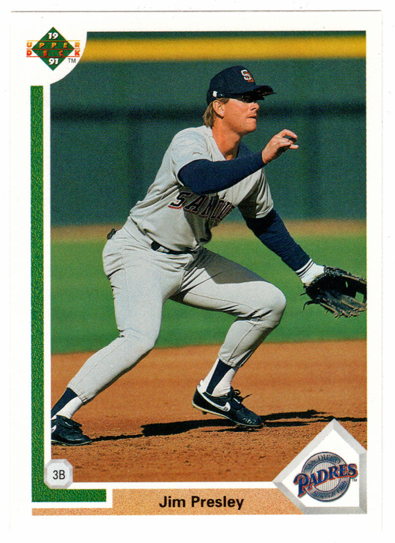 Jim Presley - San Diego Padres (MLB Baseball Card) 1991 Upper Deck # 791 Mint
