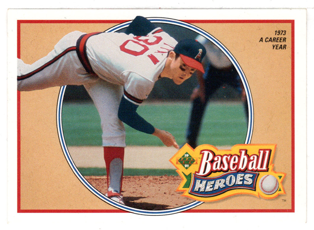 Nolan Ryan - New York - Baseball Heroes (MLB Baseball Card) 1991 Upper Deck # 11 Mint