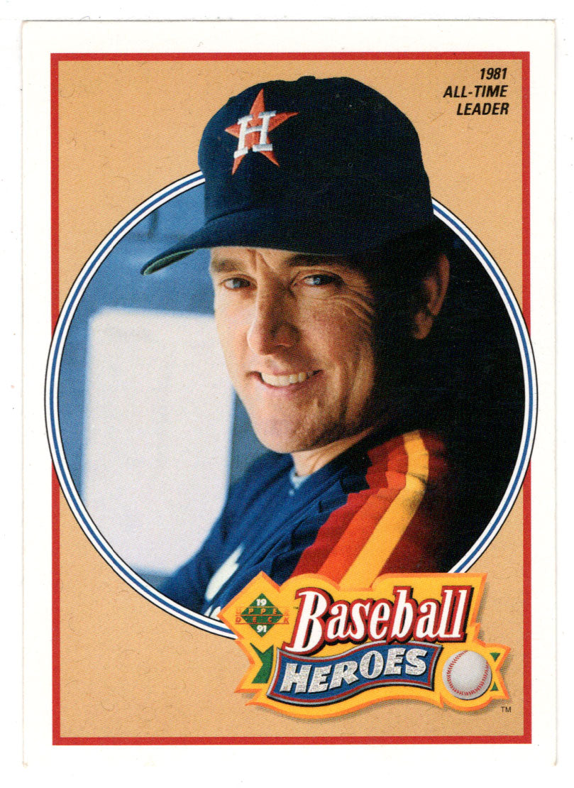 Nolan Ryan - New York - Baseball Heroes (MLB Baseball Card) 1991 Upper Deck # 14 Mint
