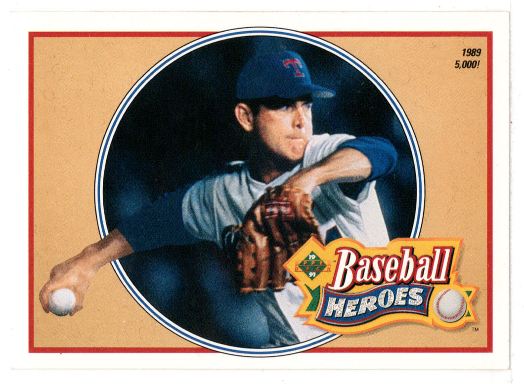 Nolan Ryan - New York - Baseball Heroes (MLB Baseball Card) 1991 Upper Deck # 15 Mint