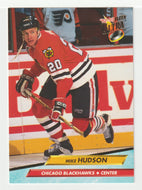 Mike Hudson - Chicago Blackhawks (NHL Hockey Card) 1992-93 Fleer Ultra # 37 Mint