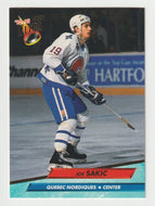 Joe Sakic - Quebec Nordiques (NHL Hockey Card) 1992-93 Fleer Ultra # 179 Mint