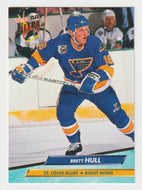 Brett Hull - St. Louis Blues (NHL Hockey Card) 1992-93 Fleer Ultra # 186 Mint